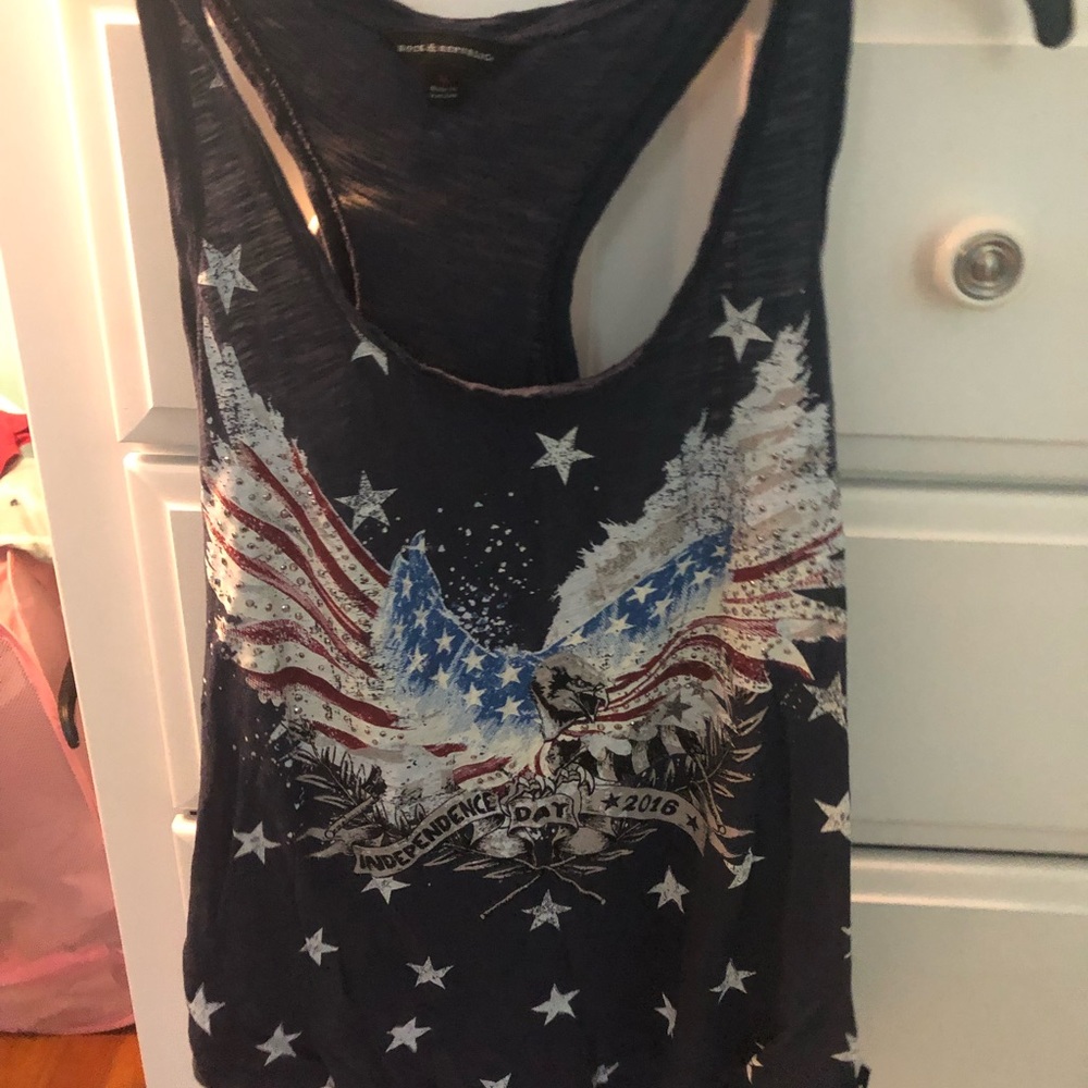 Patriotic tank top size medium